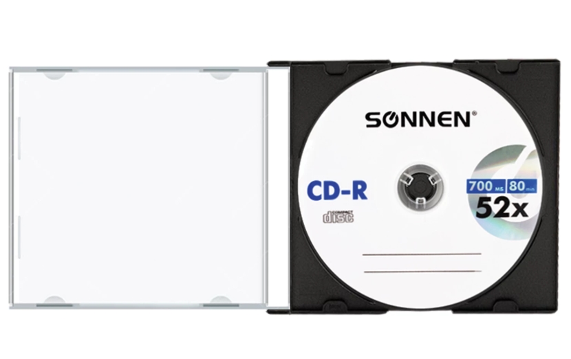 Диск CD-R Sonnen 52x (бум.конверт)