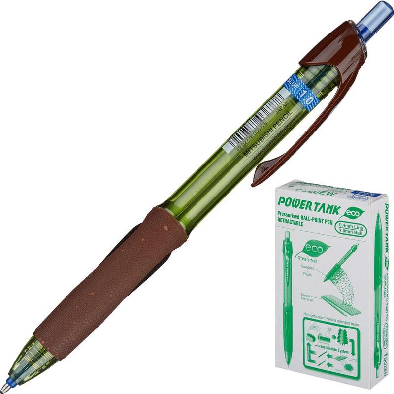 Ручка UNI PowerTank авт. 0,7мм синяя