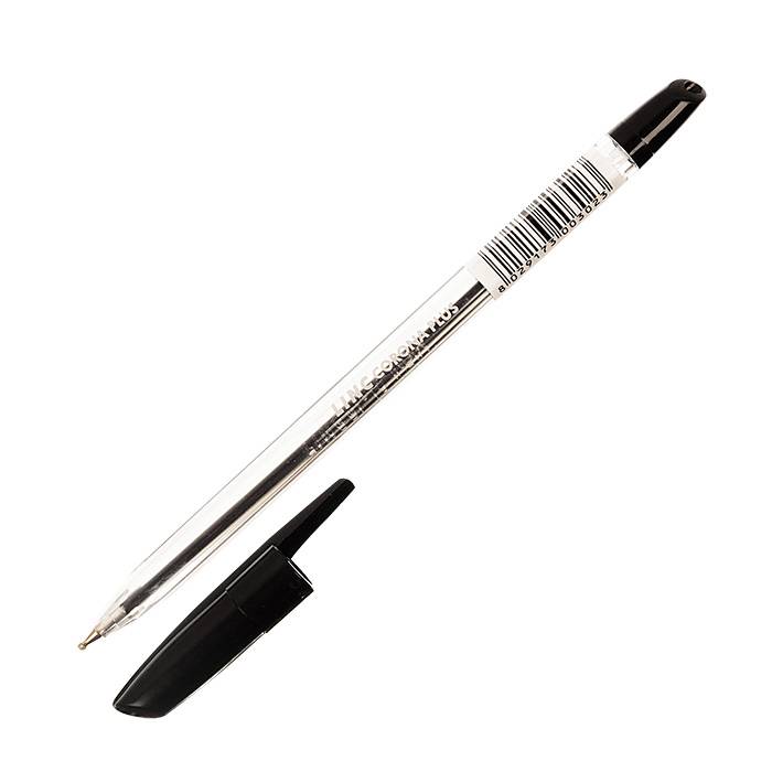 Ручка Linc Corona Plus 0,7 прозрачный корп. черная