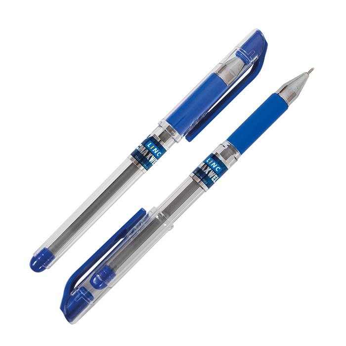 Ручка Linc Maxwell 0,7 круглый корп. синяя