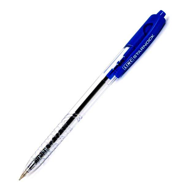 Ручка Linc авт. Starnock 0,7 круглый корп. синяя