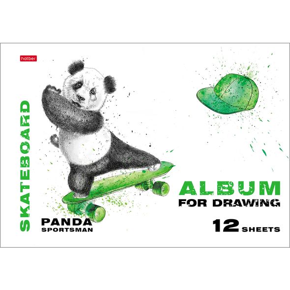 Альбом д/рис. 12л Хатбер "Панда-спортсмен"