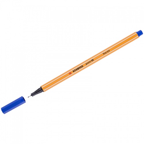 Ручка капилярная Stabilo 0,4мм Point 88 синяя
