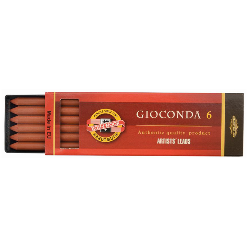 Сангина Koh-I-Noor 6шт "Gioconda" коричневая красная