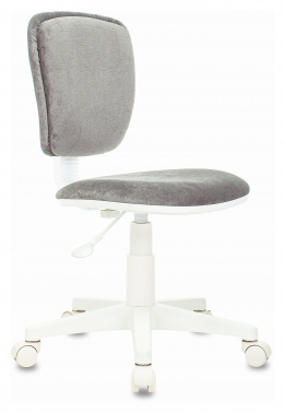 Кресло детское Бюрократ CH-W204NX серый крестовина пластик белый