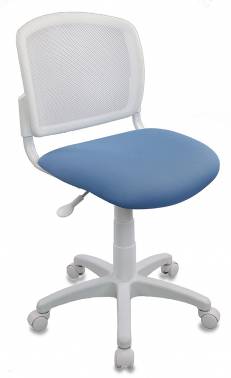 Кресло детское Бюрократ CH-W296NX/26-24 голубой спинка сетка крестовина пластик