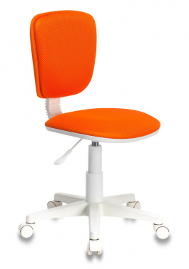 Кресло детское Бюрократ CH-W204NX/ORANGE оранжевый пласт.бел