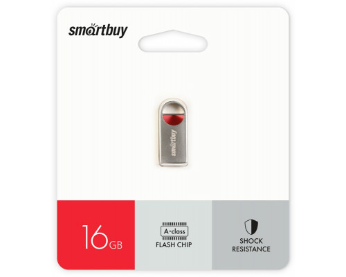Флэш-диск Smart Buy 16GB "MC8" Metall Red