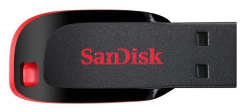 Флэш-диск Sandisk 16GB Cruzer Blade красный/черный