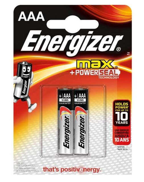 Батарейка Energizer MAX LR03/2 блист.