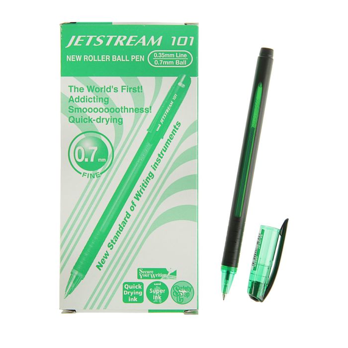 Ручка UNI Jetstream 0,7мм зеленая