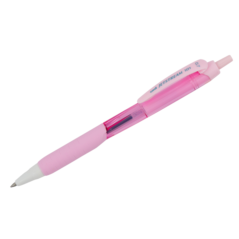 Ручка UNI Jetstream авт. 0,7мм синяя корпус розовый