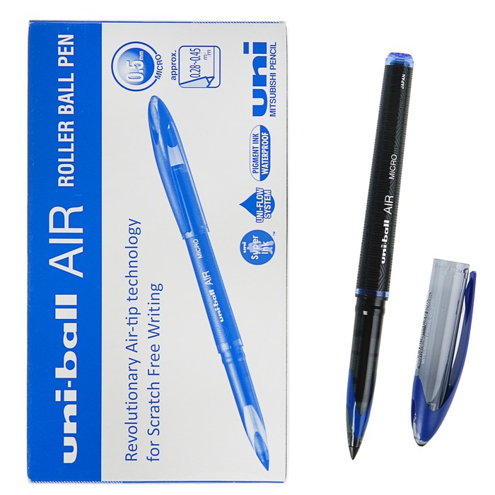Ручка роллер UNI-Ball AIR 0,5мм синяя