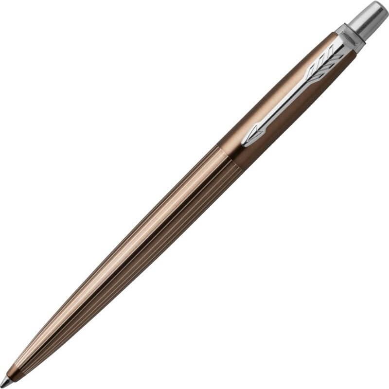 Ручка Parker Jotter Premium K176 Carlisle Brown Pinstripe CT M синяя