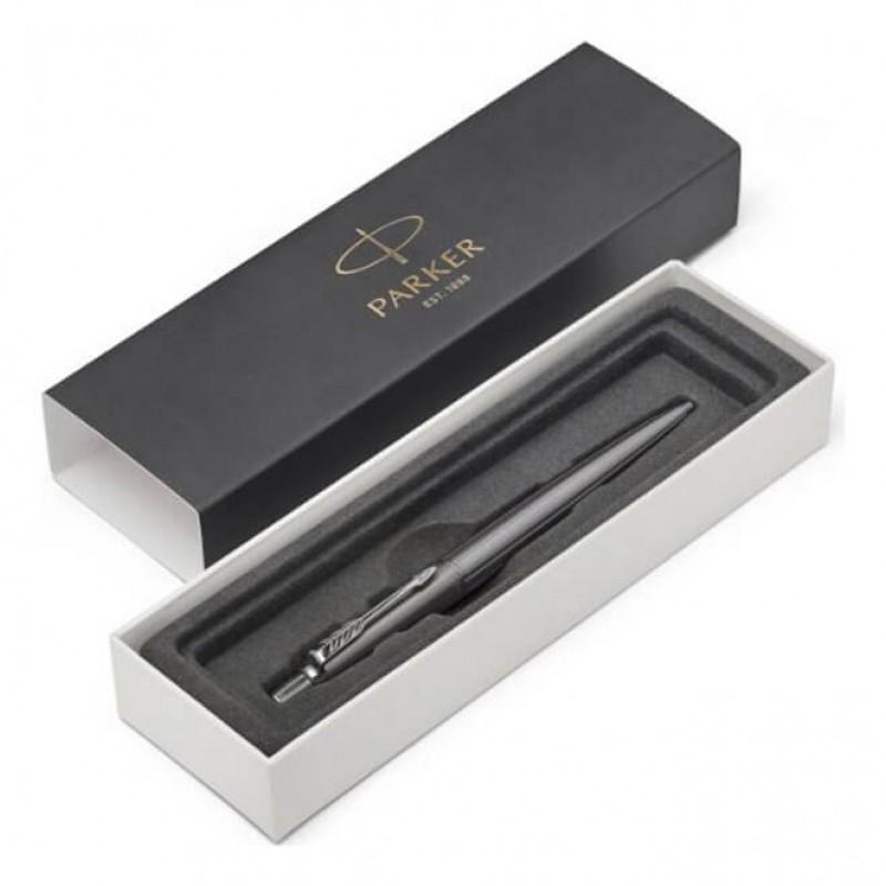Ручка гел. Parker Jotter Premium K178 Oxford Grey Pinstripe CT 0.7мм черная