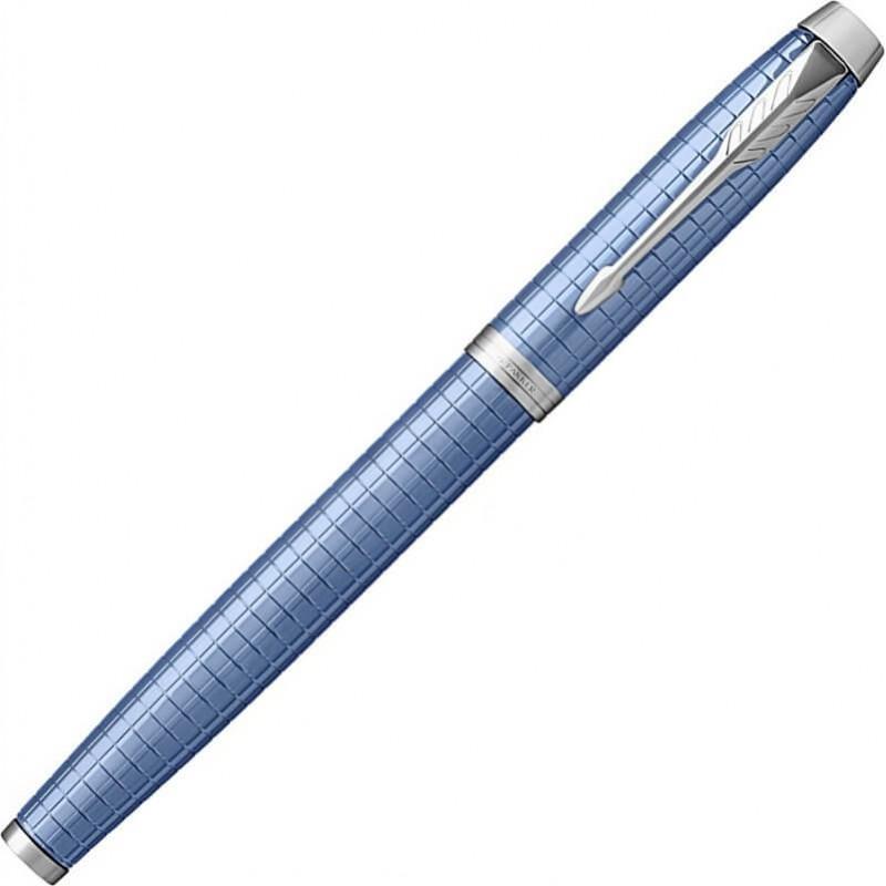 Ручка перьевая Parker IM Premium F322 Blue CT F сталь нержавеющая